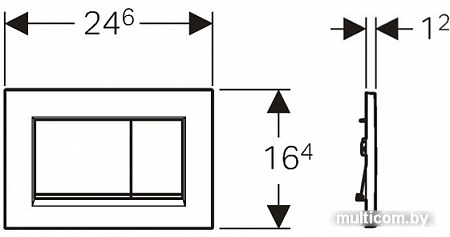 Geberit Sigma 30 115.883.KH.1 (хром глянцевый/матовый)