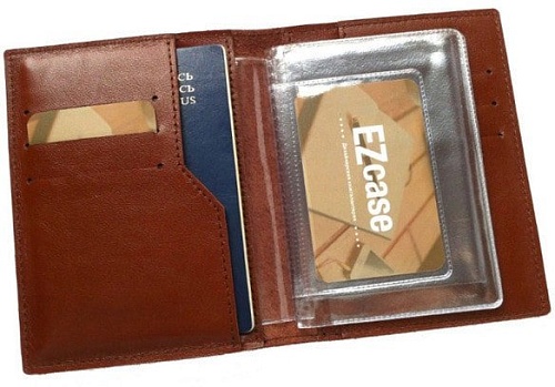 Обложка на документы EZcase C13 (коричневый)