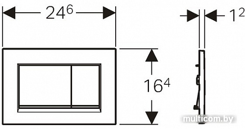 Geberit Sigma 30 115.883.KH.1 (хром глянцевый/матовый)