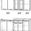 Кухня Интерлиния Мила 18 (дуб золотой)