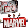 Конструктор LEGO Marvel 76313 Логотип MARVEL с минифигурками