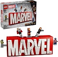 Конструктор LEGO Marvel 76313 Логотип MARVEL с минифигурками