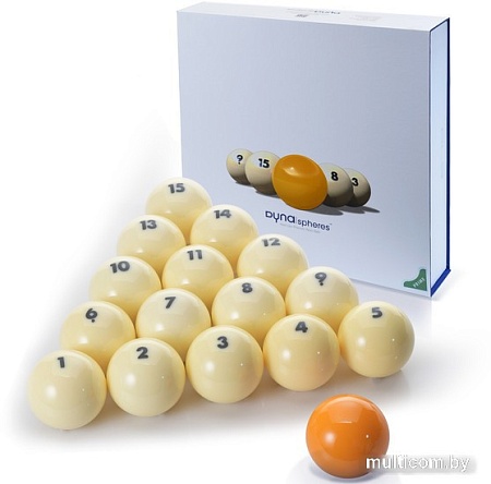 Шары для бильярда Dynaspheres Prime Pyramid BDSPYBR670Y