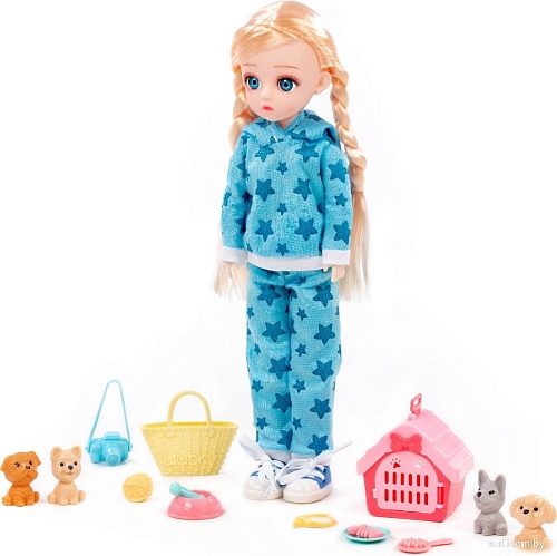 Кукла-питомец Полесье Даша в спортивном костюме 03090