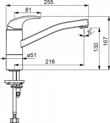 Смеситель Oras Polara 1420F