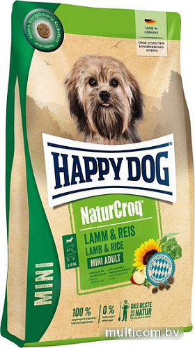 Сухой корм для собак Happy Dog NaturCroq Mini Lamm & Reis (для мелких пород с ягненком и рисом) 4 кг