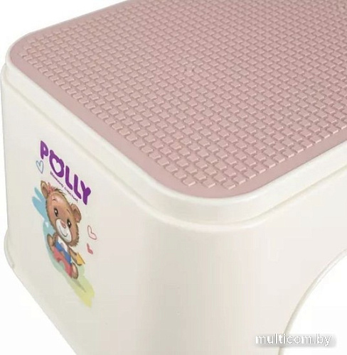 Подставка для умывания Полимербыт Polly 4341520 (розовый)