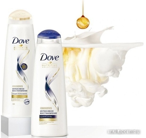 Dove Бальзам для волос Нair Therapy интенсивное восстановление 350 мл