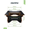 Геймерский стол VMM Game Space 120 Dark оранжевый BASE ST-1-BS-1-BOE-120SET