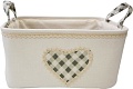 Корзина Handy Home Сердце EW-78 (молочный)