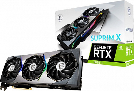 Видеокарта MSI GeForce RTX 3080 Ti Suprim X 12G GDDR6X