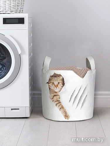Корзина JoyArty Кот с царапиной gaba_31202_S