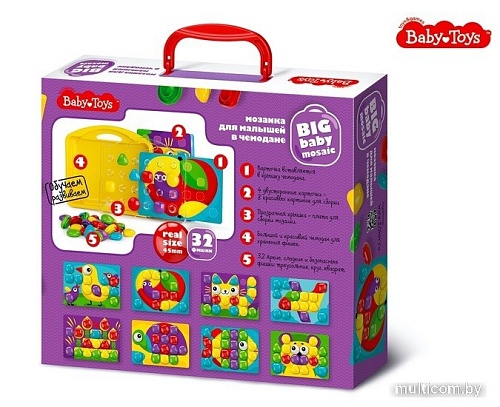 Мозаика/пазл Baby Toys Котик 04105