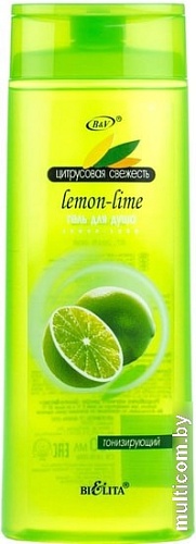 Косметика по уходу за телом Belita Гель для душа Цитрусовая свежесть Лимон-лайм 400 мл