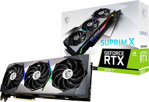 Видеокарта MSI GeForce RTX 3080 Ti Suprim X 12G GDDR6X