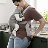 Рюкзак-переноска BabyBjorn Mini 3D Jersey (светло-серый)