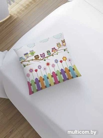 Чехол на подушку JoyArty Веселые совы sl_10808