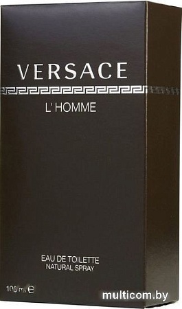 Туалетная вода Versace L'homme EdT (100 мл)