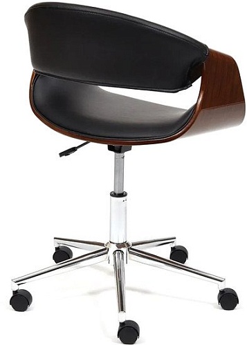Офисное кресло TetChair Bend (орех/кожзам черный)