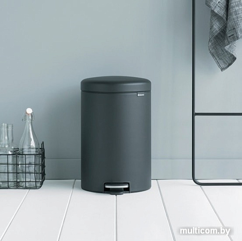 Brabantia Pedal Bin NewIcon 20 л (минерально-графитовый)