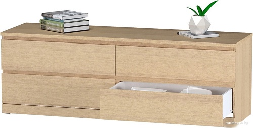 Комод Mio Tesoro Varma Prime 4D (дуб беленый)