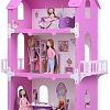 Кукольный домик Krasatoys Екатерина с мебелью 000263 (белый/розовый)