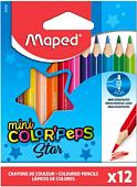 Набор цветных карандашей Maped Mini Color Peps Star 832500 (12 шт)