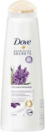 Бальзам Dove Nourishing Secrets густые и сильные. Лаванда 350 мл