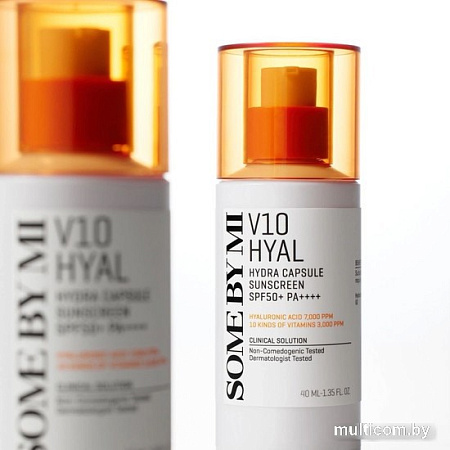 Крем солнцезащитный Some By Mi V10 Hyal Hydra Capsule Sunscreen Увлажняющий (40 мл)