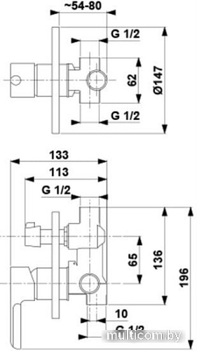 Смеситель Armatura Angelit 4729-410-40