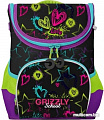 Рюкзак Grizzly RAn-082-1 (черный/фиолетовый)