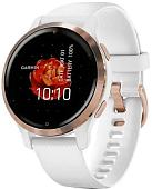 Умные часы Garmin Venu 2S (розовое золото/белый)