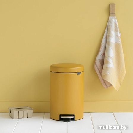 Brabantia Pedal Bin NewIcon 12 л (минерально-горчичный)