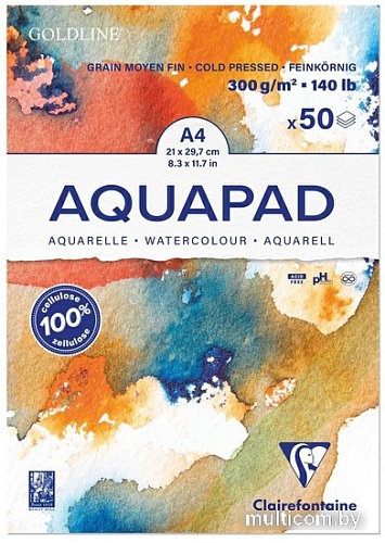 Набор бумаги для рисования Clairefontaine Goldline Aqua 975721C