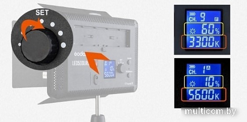 Лампа Godox LED500LRC накамерный