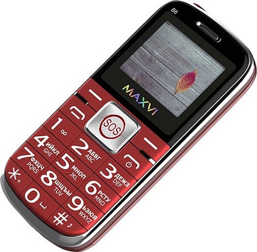 Мобильный телефон Maxvi B8 (красный)