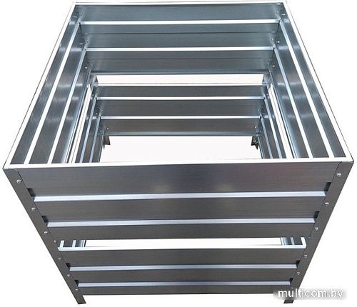 Садовый измельчитель Формула качества Оцинкованный без крышки 1000x1500x1000 (графитовый серый)