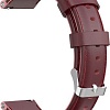 Ремешок Rumi кожаный Slim 22 мм (бордовый)