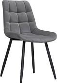 Стул Notta Челси (велюр темно-серый/черный)