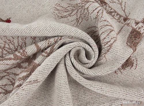 Плед Беларускі лён 125x195 23С25-ШР/у./р. (1 Зимний лес/сорт1)