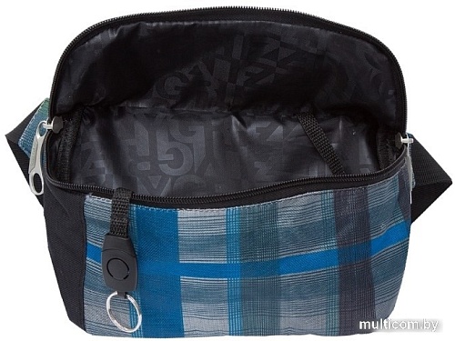 Сумка на пояс Grizzly MM-925-3/2 (клетка желто-синяя)