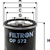 Масляный фильтр Filtron OP 572