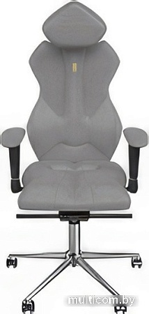 Кресло Kulik System Royal (азур, серебристый с подголовником)