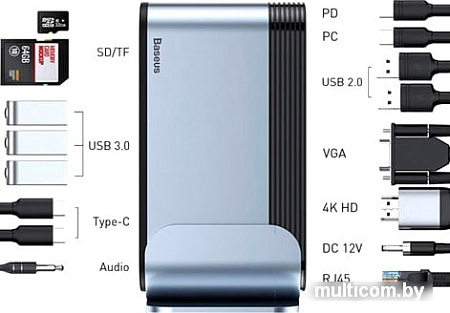 USB-хаб Baseus CAHUB-BG0G