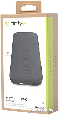Внешний аккумулятор Infinity InstantGo 10000 Wireless (черный)