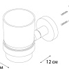 Стакан для зубной щетки и пасты Fixsen Modern FX-51506