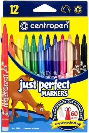 Фломастеры Centropen Just Perfect 2510 1285 (12 цв)