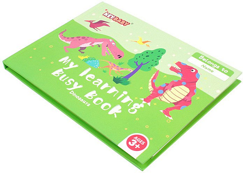 Книга издательства Darvish Книга с липучками. Динозавры