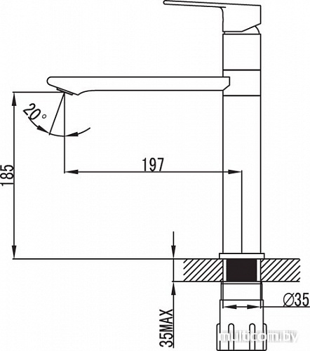 Смеситель IDDIS Edifice EDISB00i05