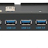 Планка портов на переднюю панель Gembird FP3.5-USB3-4A